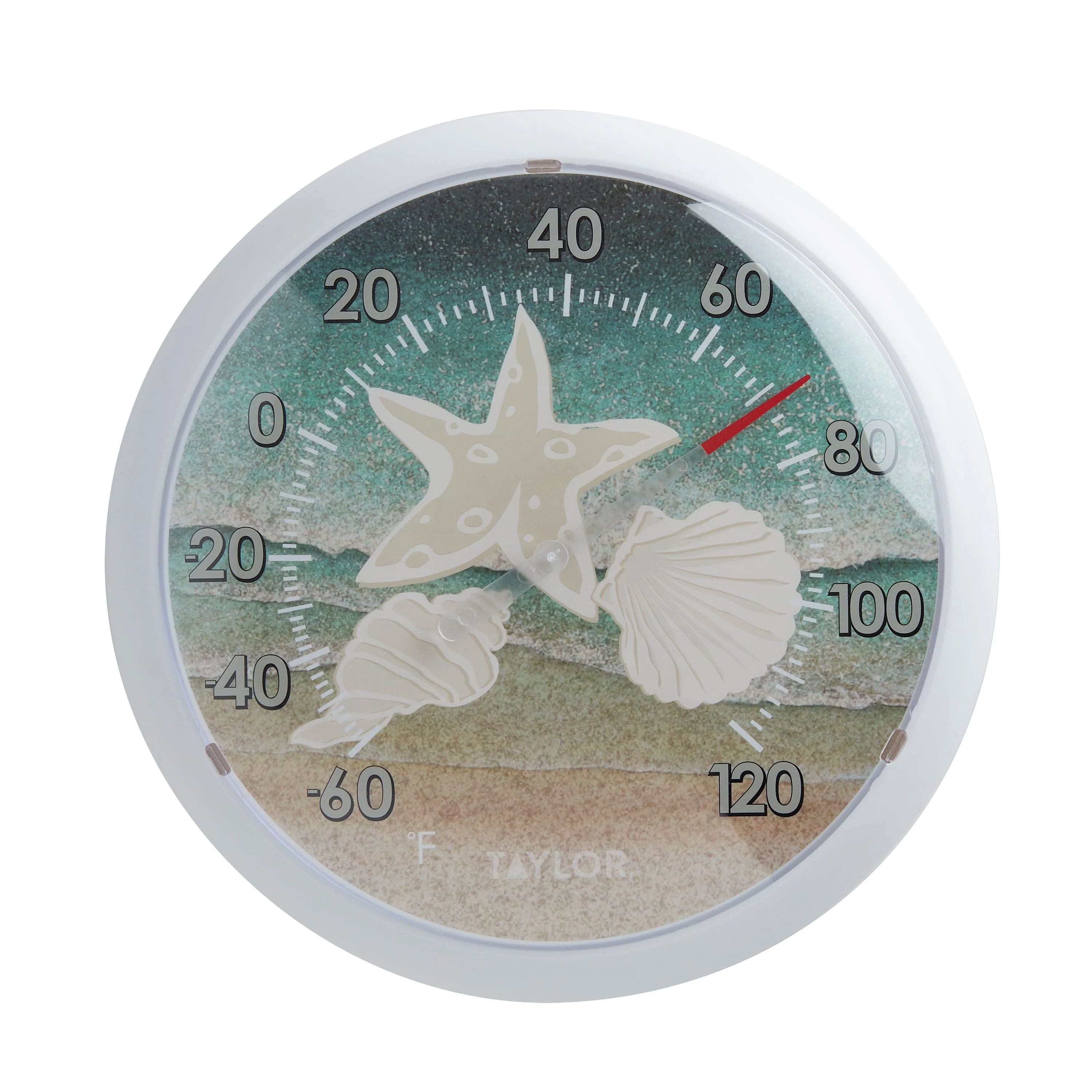 13.25" Thermometer, Seashells by the Sea