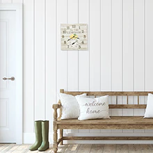 14"x14" Lemonade Clock with Thermometer - Image 4