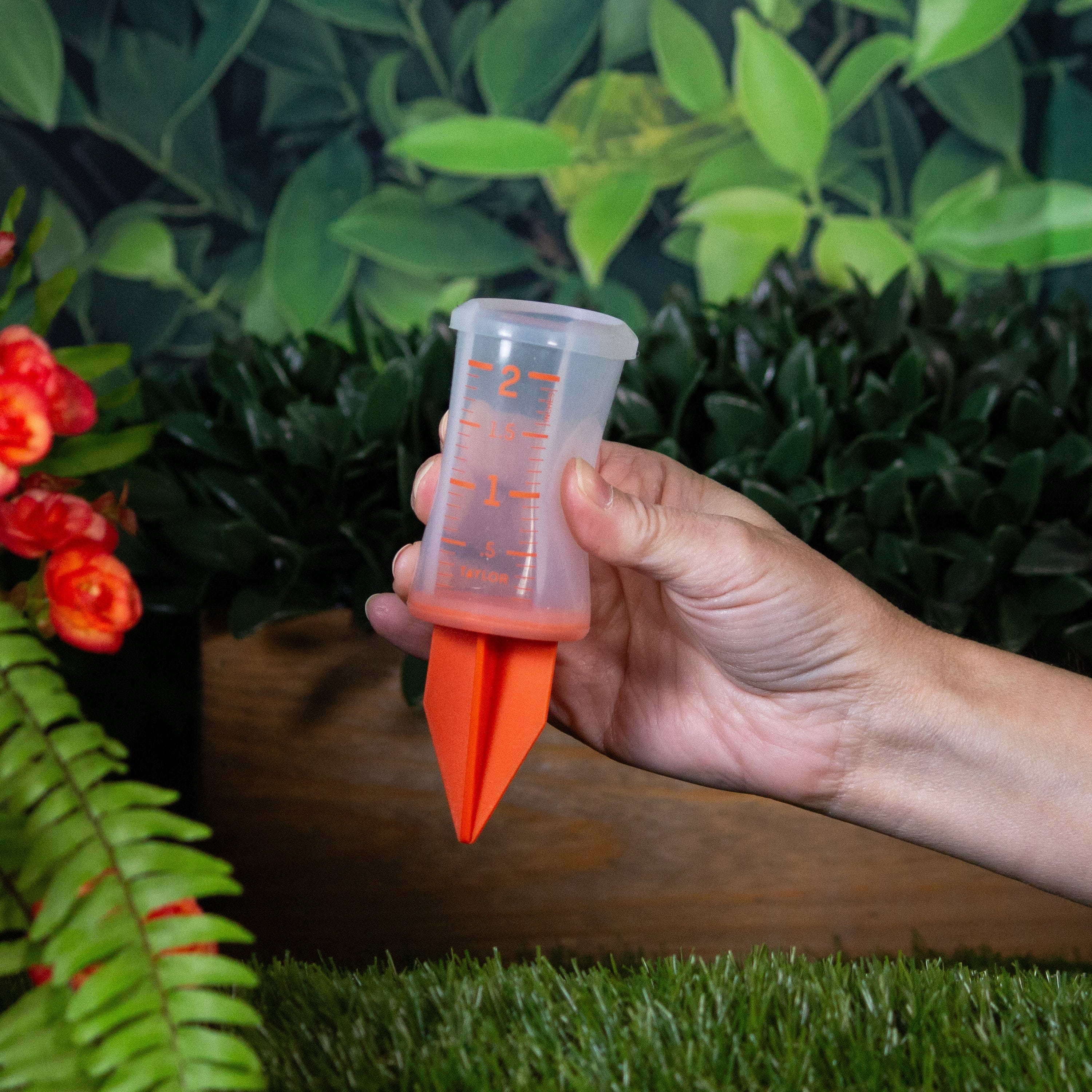 2" Silicone Sprinkler Gauge, Orange - Image 2