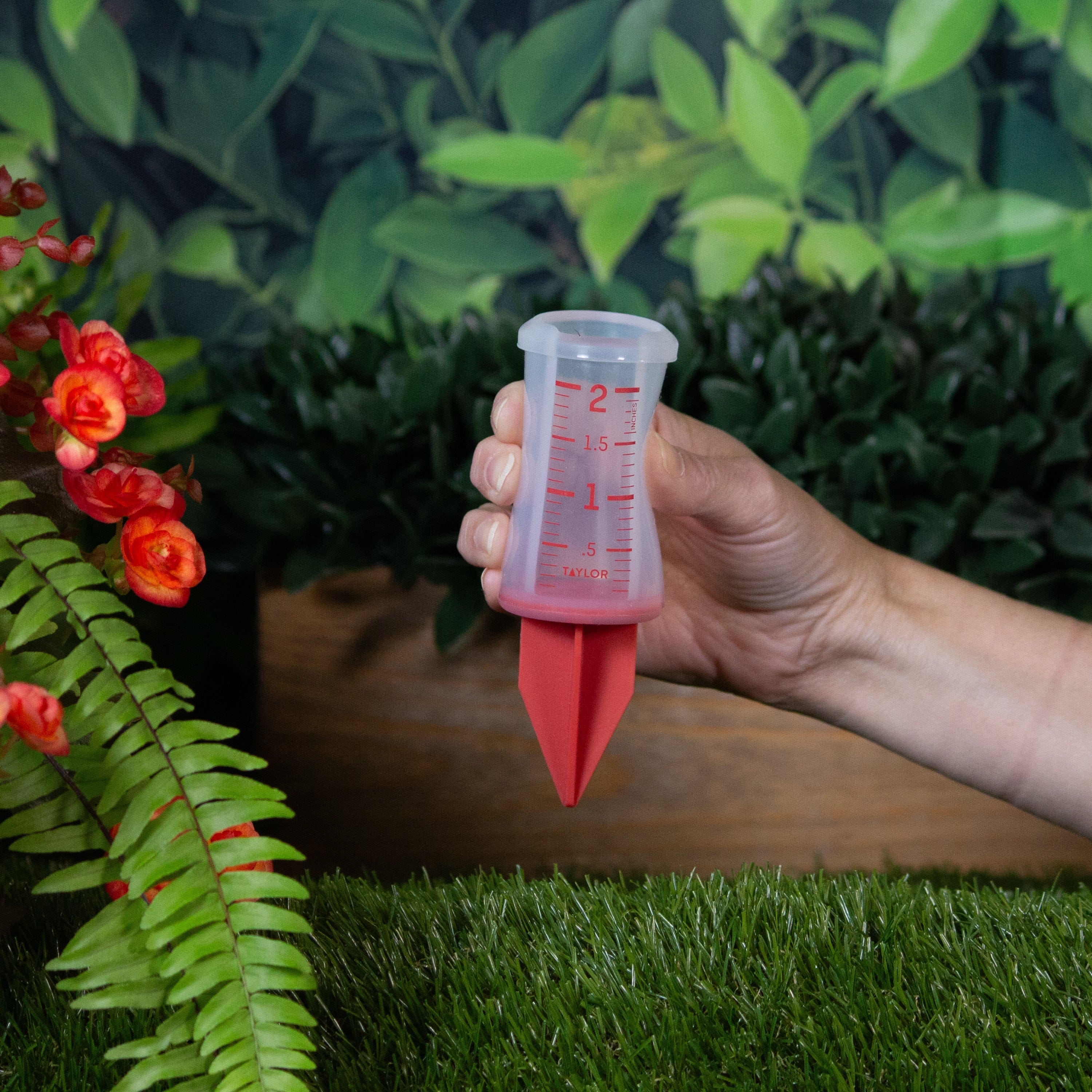 2" Silicone Sprinkler Gauge, Red - Image 2