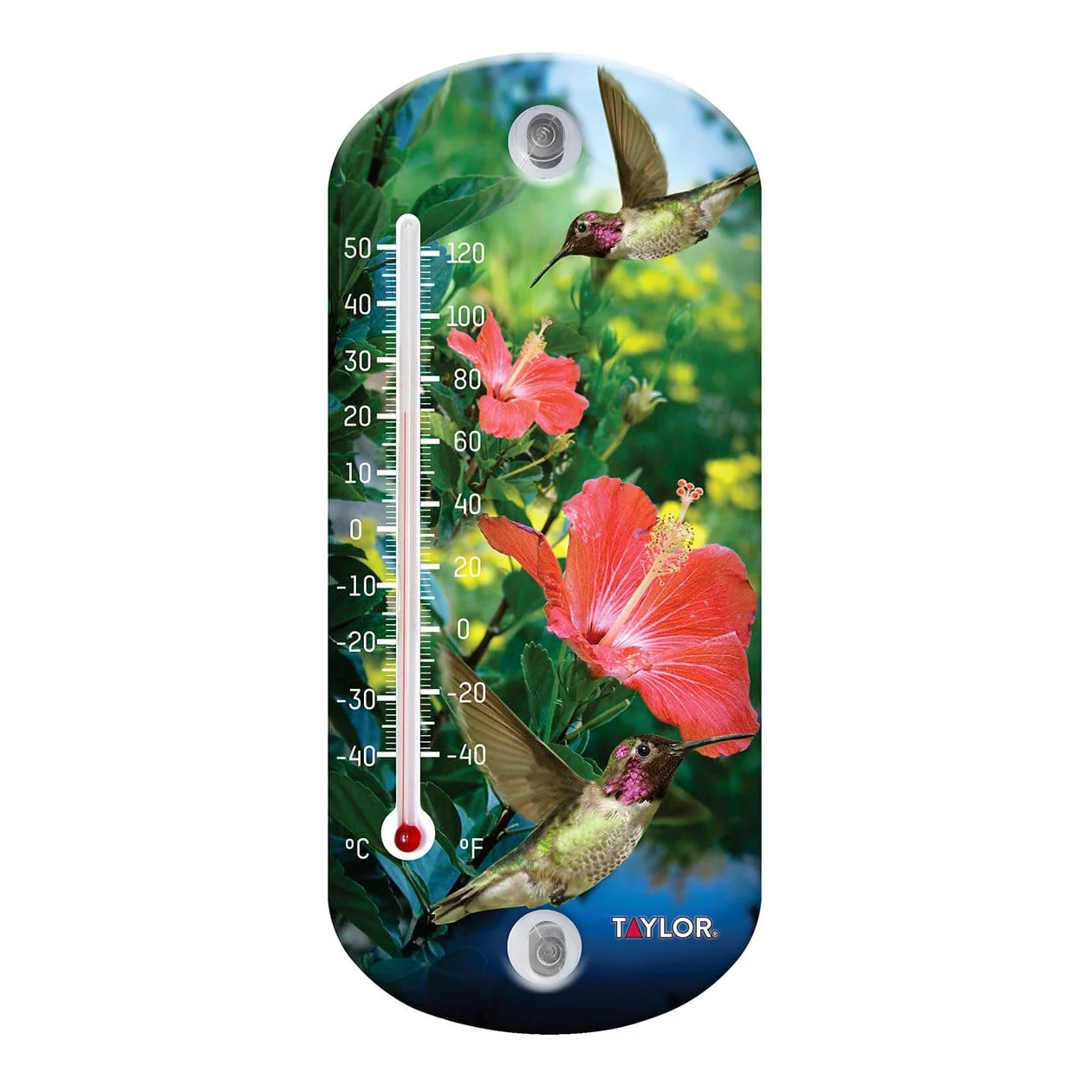 8" Hummingbird Suction Cup Thermometer