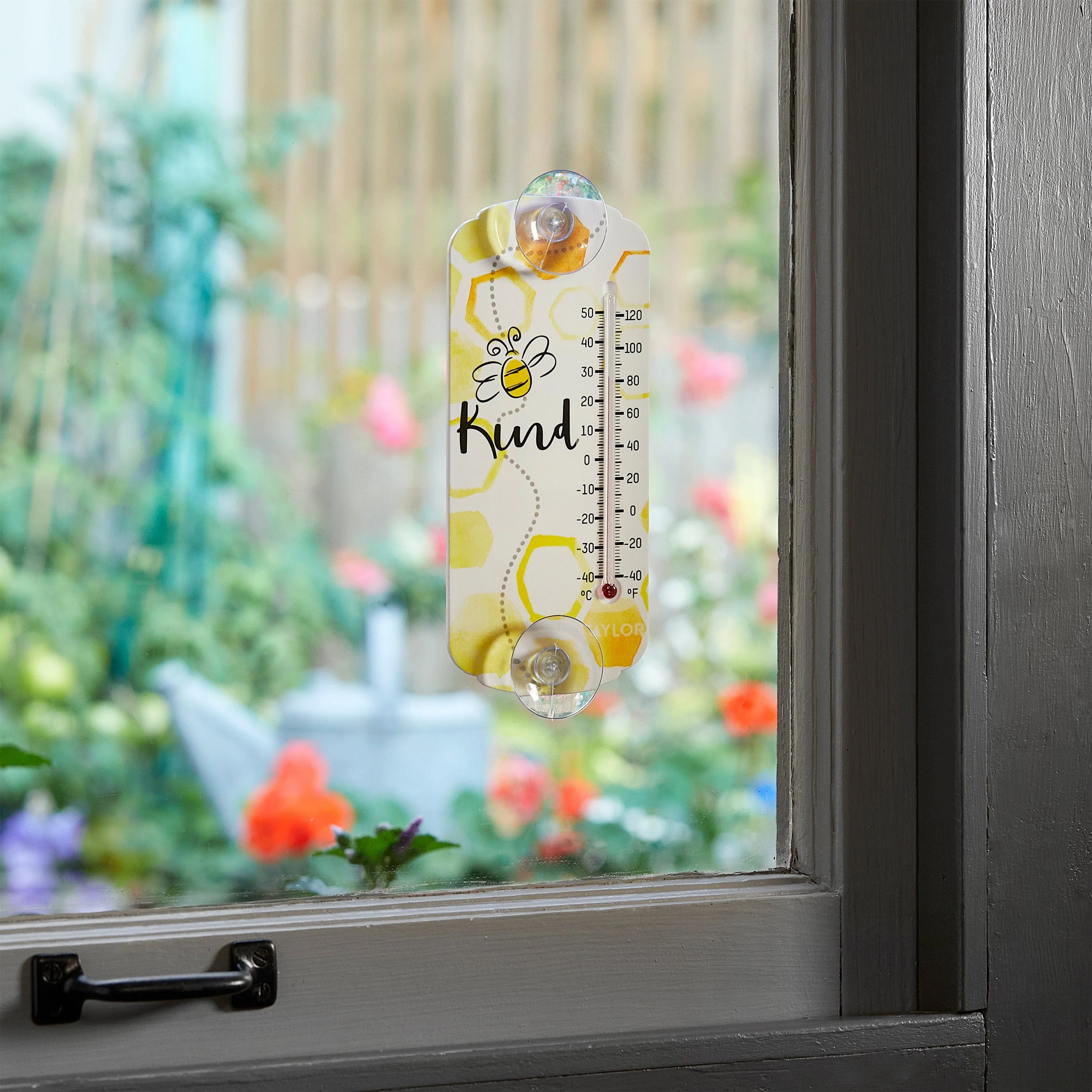8" Tube Thermometer Bee Kind - Image 2