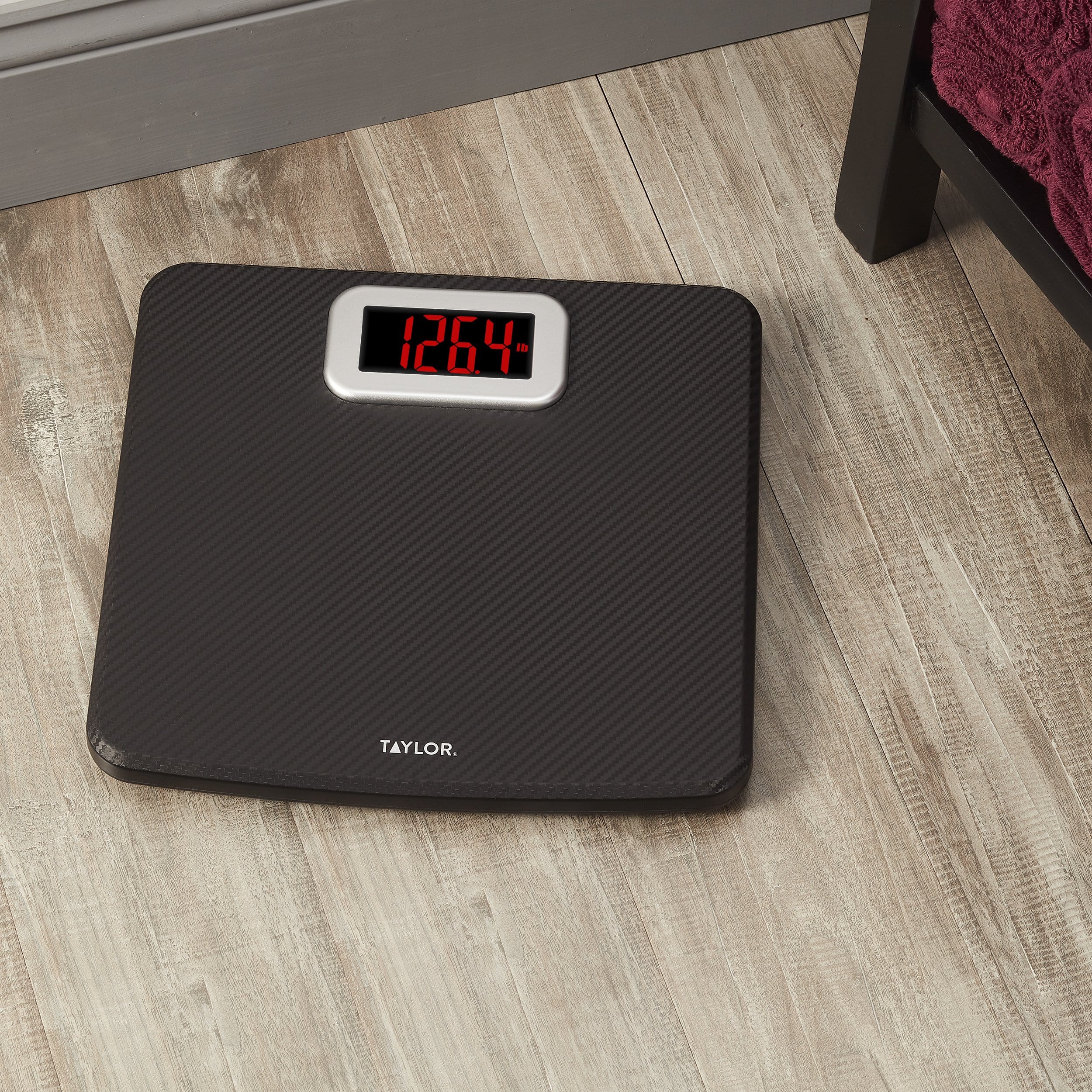 Carbon Fiber Digital Bathroom Scale - Image 3