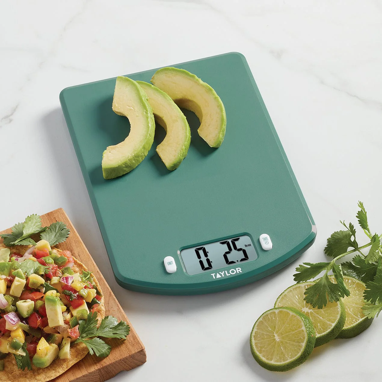 Digital 11 lb Ocean Bound Plastic Kitchen Scale - Image 4