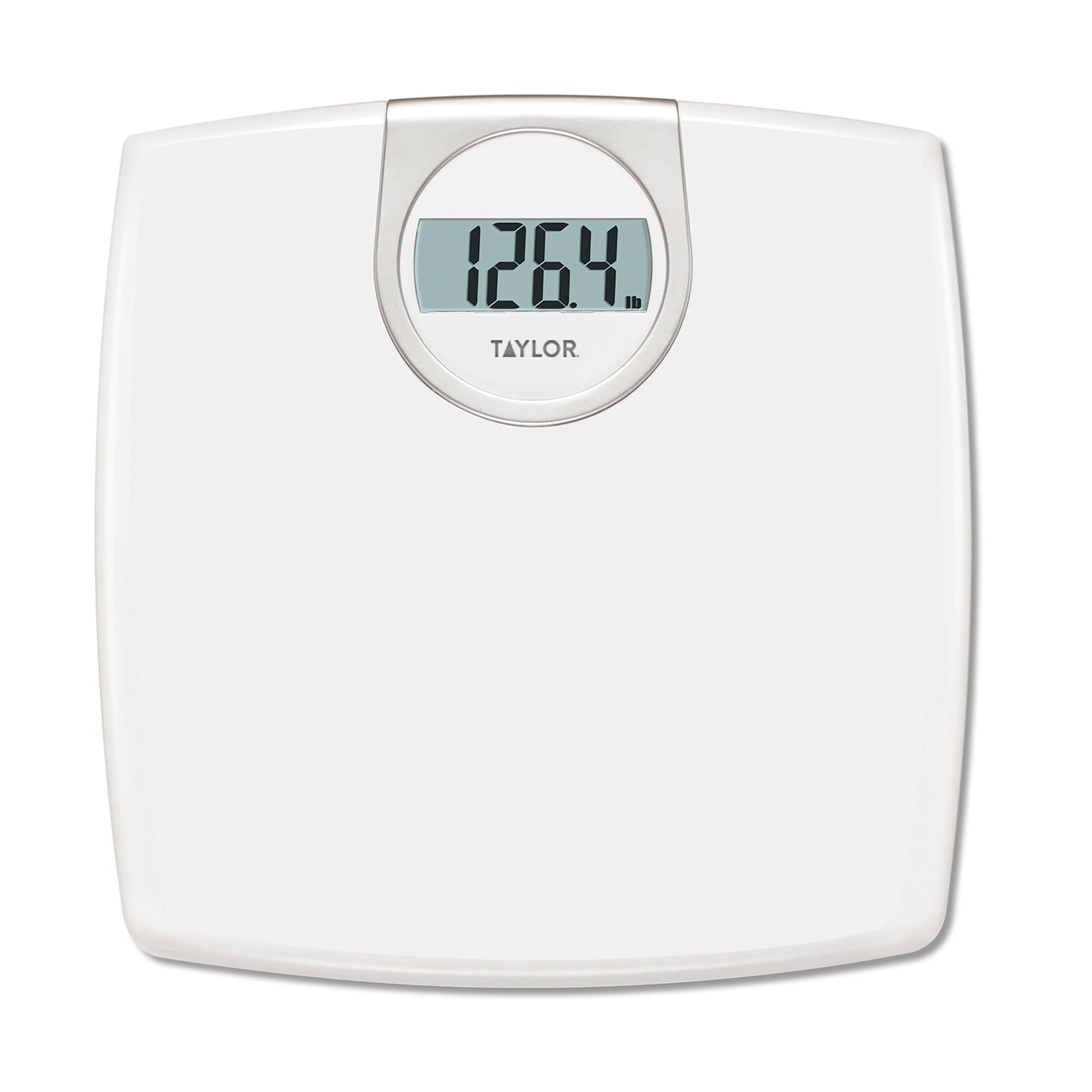 Digital Bathroom Scale White Textured Finish