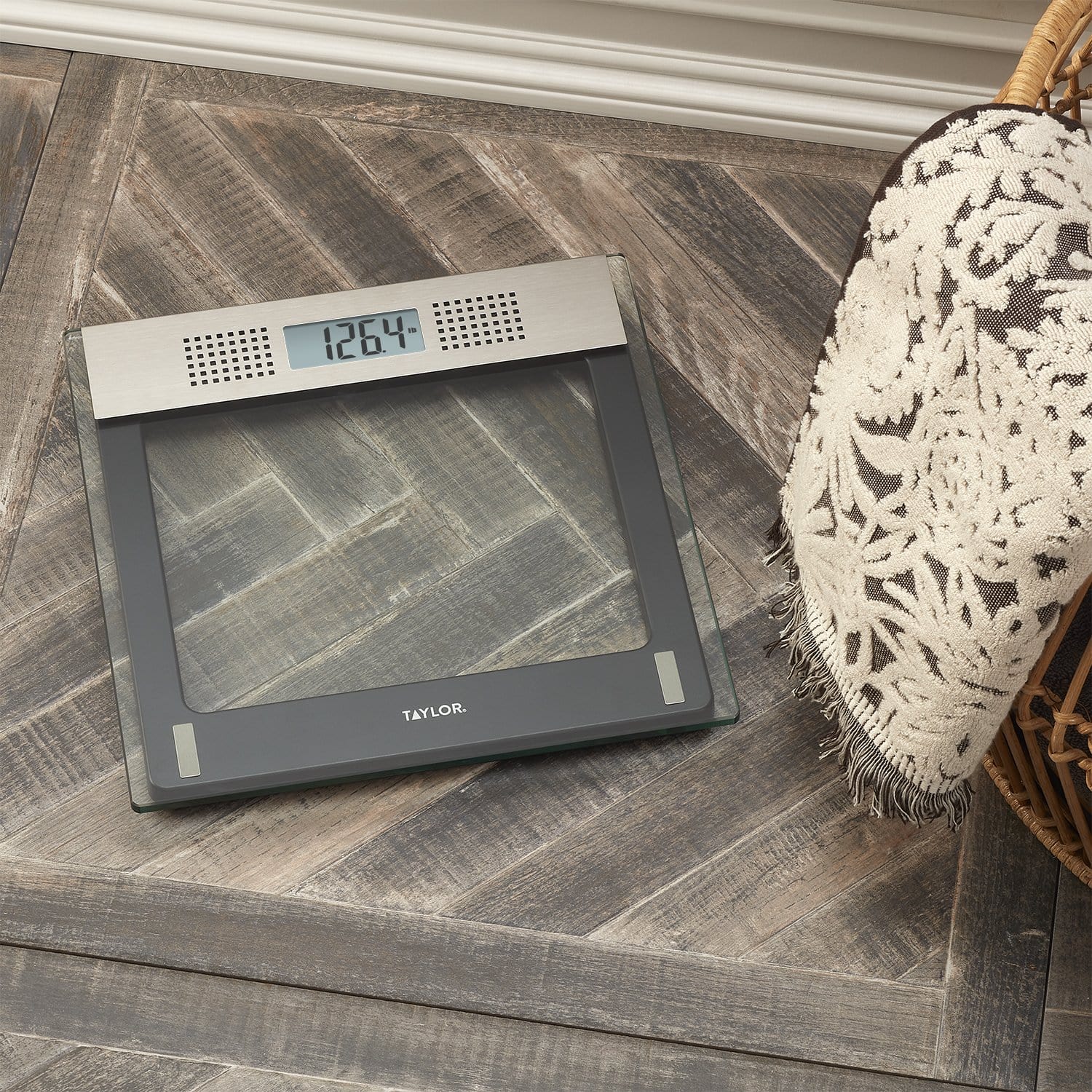 Digital Talking Bathroom Scale Clear Glass - Image 3