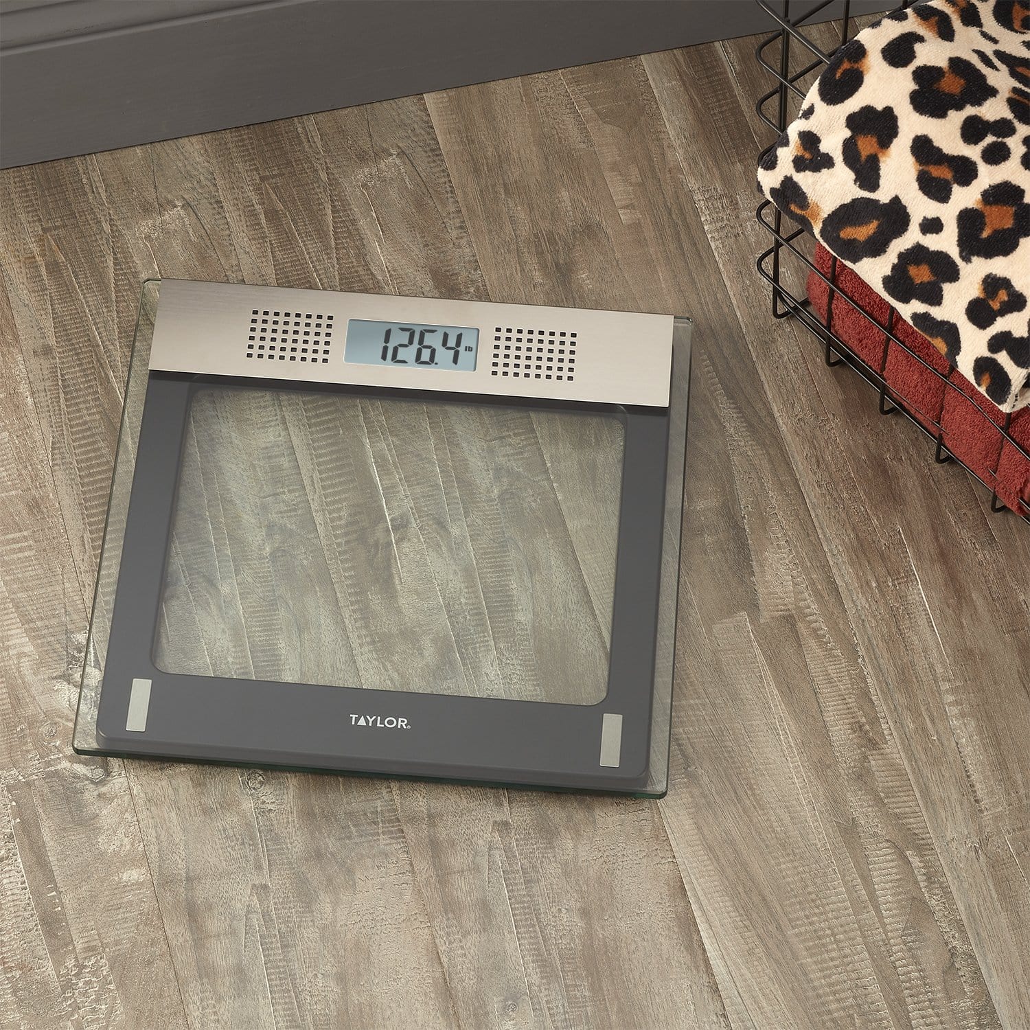 Digital Talking Bathroom Scale Clear Glass - Image 4
