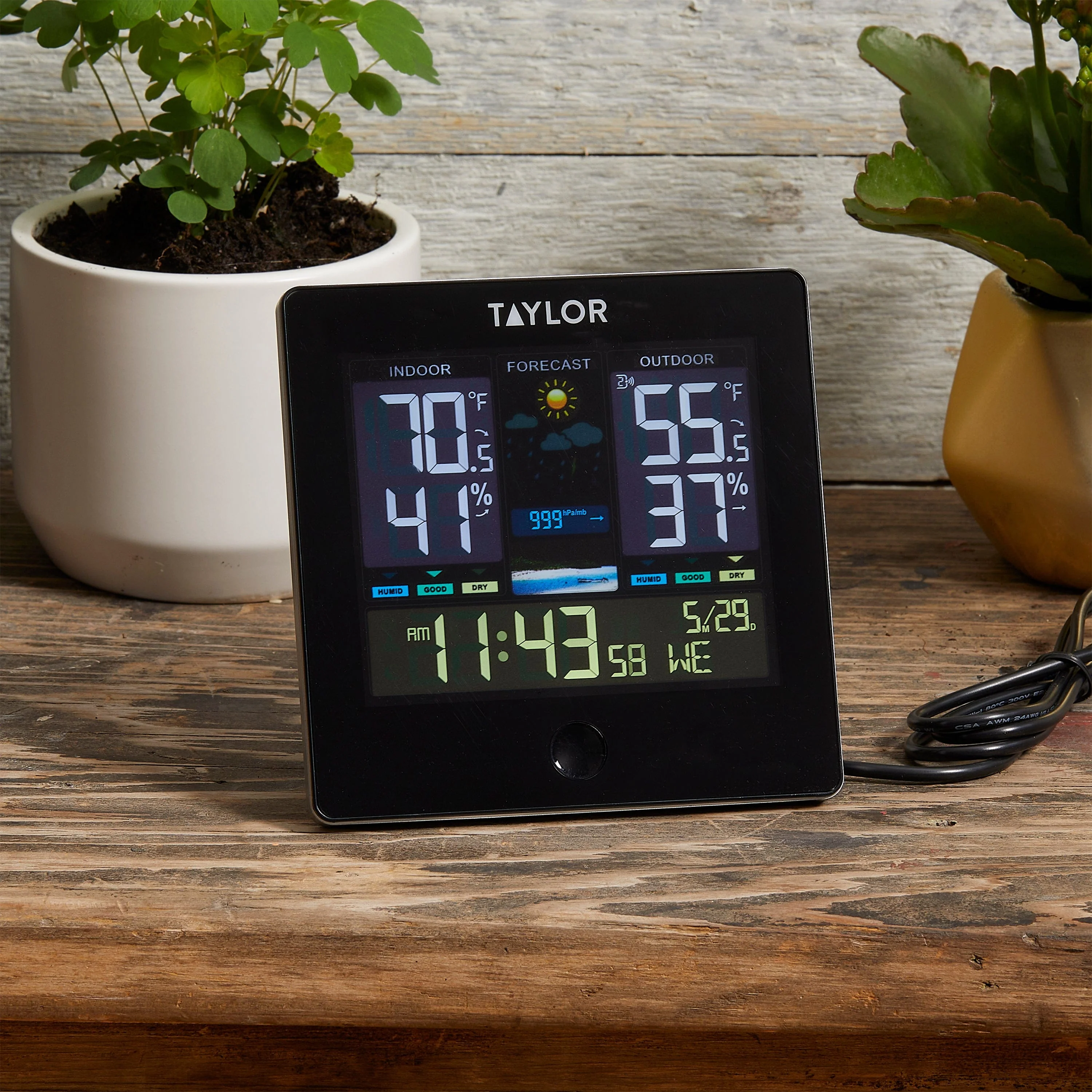 Digital Wireless Deluxe Indoor Outdoor Thermometer - Image 3
