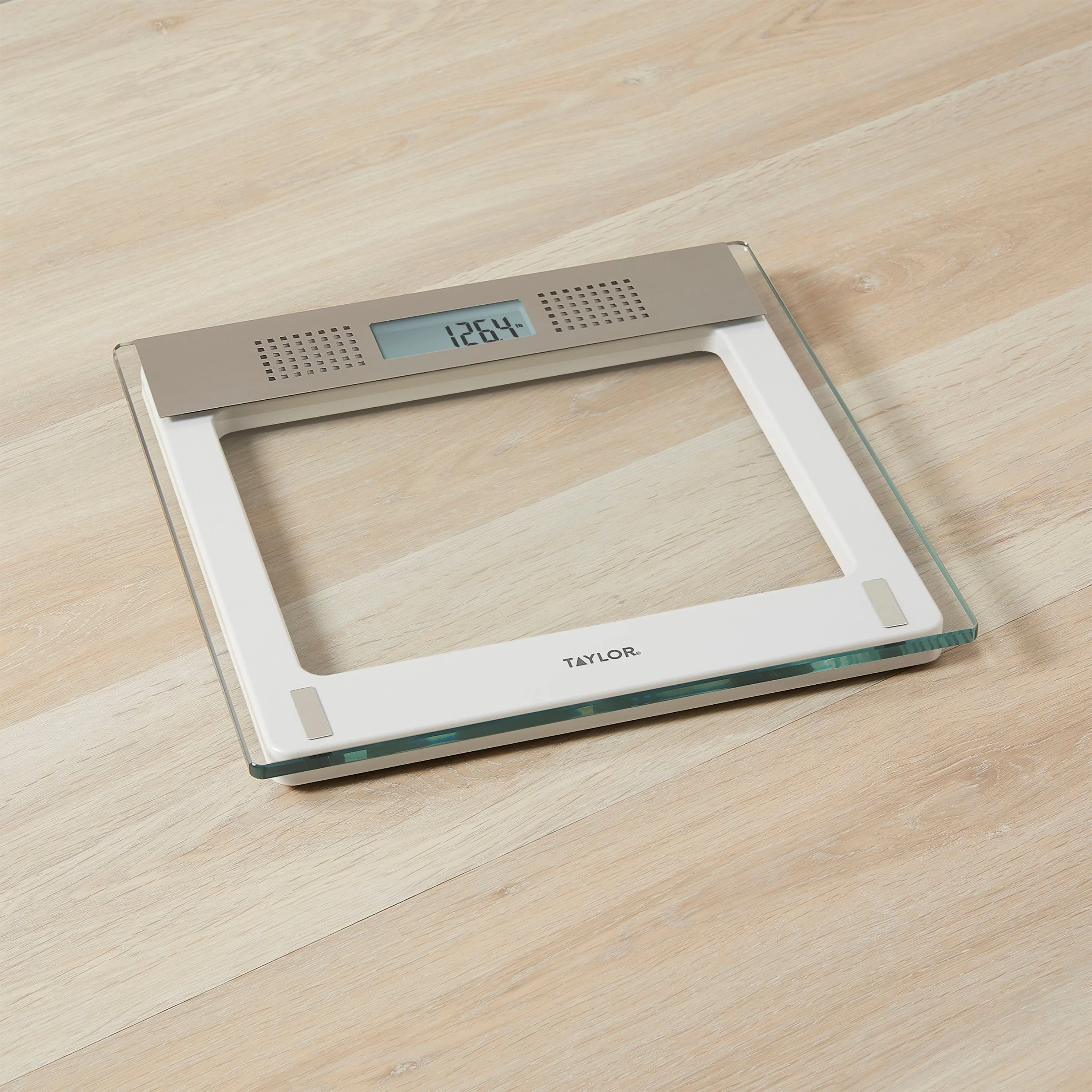 Taylor Precision Products Digital Bathroom Talking Scale, Clear Glass - Image 3