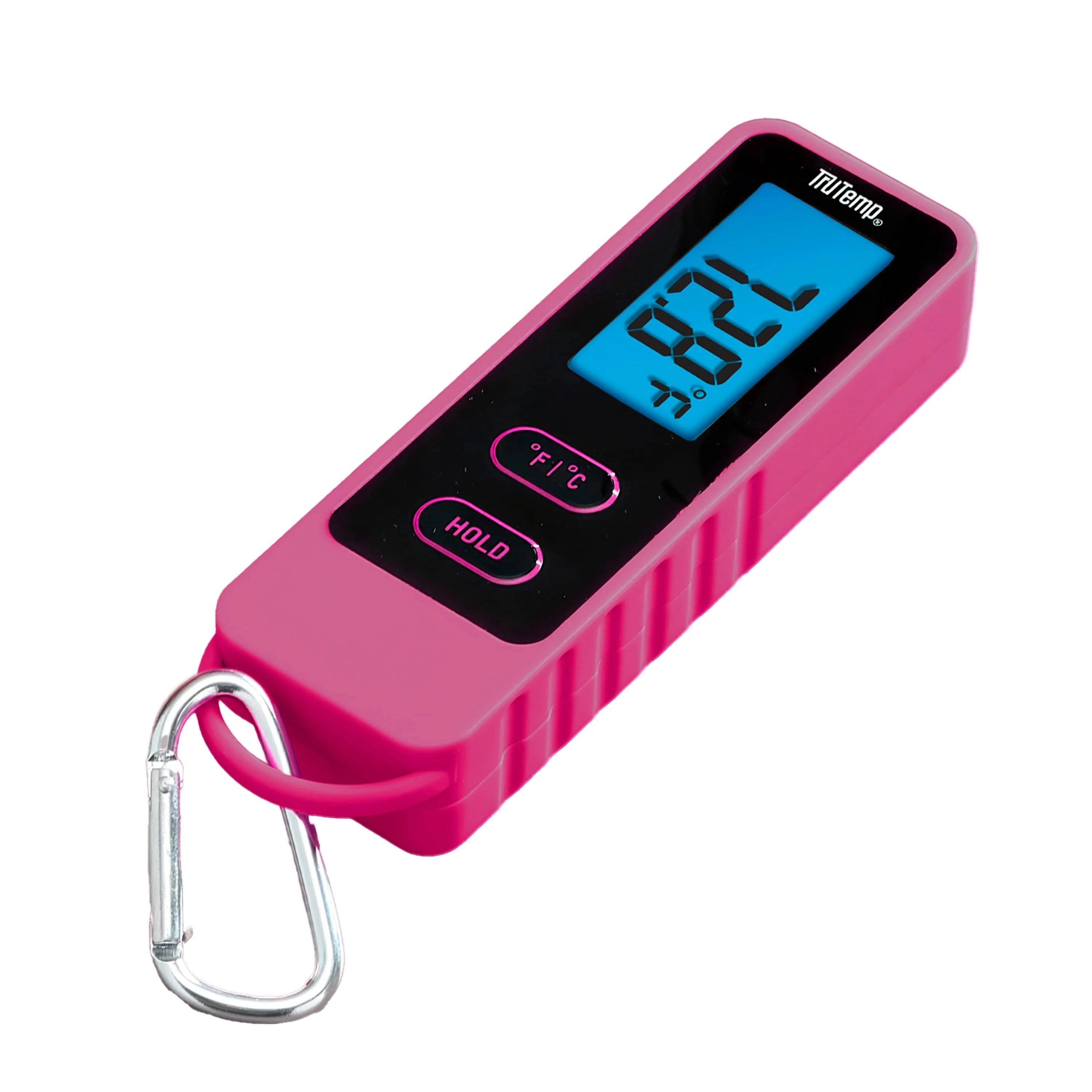 TruTemp Compact Digital Folding Meat Thermometer with Carabiner Clip - Image 7